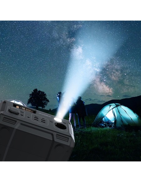 Nešiojama turistinė elektros banko stotis 281Wh 300W LED - juoda
 
Nešiojama turistinė elektros banko stotis 281Wh 300W LED - juoda