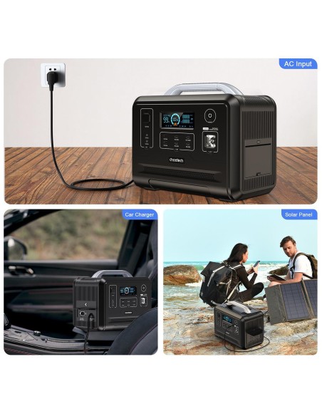 Nešiojama turistinė power bank elektrinė LiFePO4 960Wh 1200W - juoda
 
Nešiojama turistinė power bank elektrinė LiFePO4 960Wh 1200W - juoda