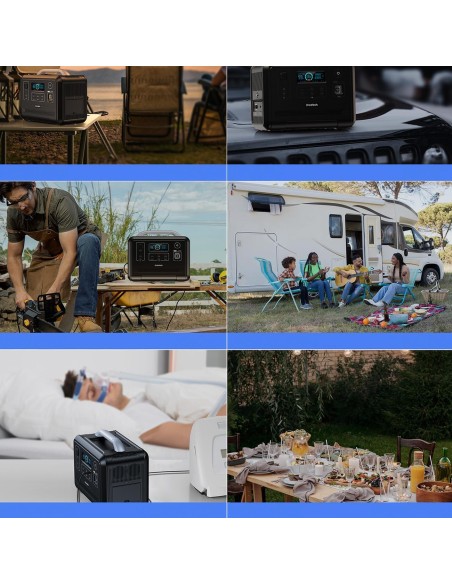 Nešiojama turistinė power bank elektrinė LiFePO4 960Wh 1200W - juoda
 
Nešiojama turistinė power bank elektrinė LiFePO4 960Wh 1200W - juoda