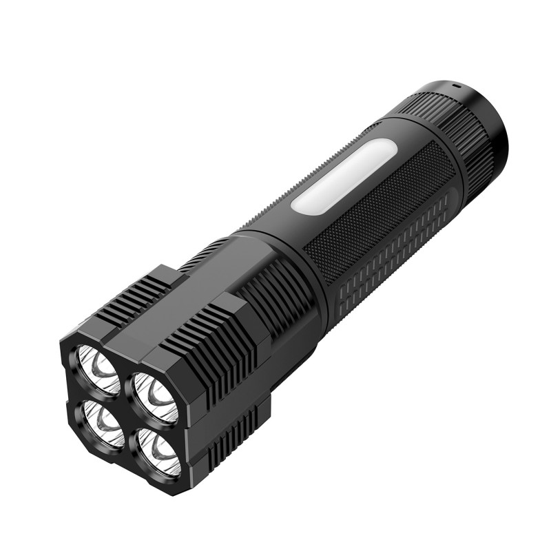 3in1 Automobilio užvedimas Jump Starter + 8000mAh maitinimo blokas + LED žibintuvėlis - juodas