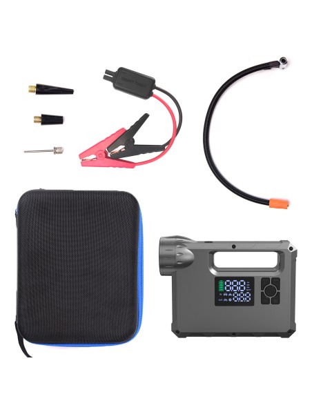 4in1 automobilio užvedimas Jump Starter + 8000mAh maitinimo blokas + kompresorius + LED žibintuvėlis - juodas
 
4in1 automobilio užvedimas Jump Starter + 8000mAh maitinimo blokas + kompresorius + LED žibintuvėlis - juodas