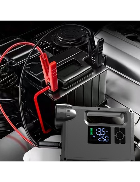 4in1 automobilio užvedimas Jump Starter + 8000mAh maitinimo blokas + kompresorius + LED žibintuvėlis - juodas
 
4in1 automobilio užvedimas Jump Starter + 8000mAh maitinimo blokas + kompresorius + LED žibintuvėlis - juodas