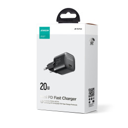 
Mini USB-C 20W PD JR-TCF02 telefono pakrovėjas - juodas
