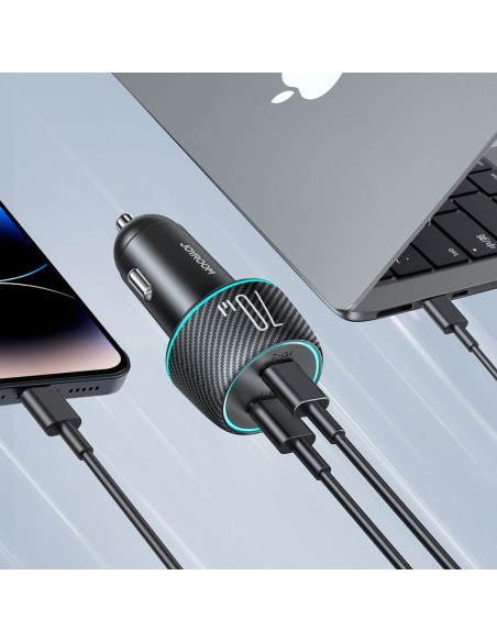Dvigubas automobilinis įkroviklis 2x USB-C 70W su LED apšvietimu JR-CCN02 - juodas
 
Dvigubas automobilinis įkroviklis 2x USB-C 70W su LED apšvietimu JR-CCN02 - juodas