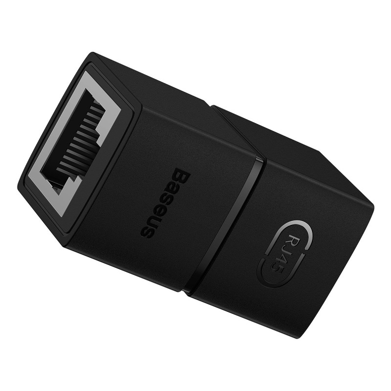 AirJoy LAN Ethernet RJ-45 tinklo kabelio jungtis, juoda
