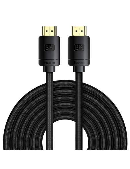 Pintas HDMI 8K High Definition Series kabelis, 8m – juodas
 
Pintas HDMI 8K High Definition Series kabelis, 8m – juodas