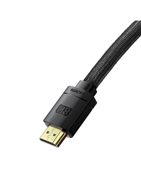 Pintas HDMI 8K High Definition Series kabelis, 8m – juodas
 
Pintas HDMI 8K High Definition Series kabelis, 8m – juodas