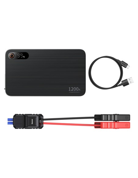 3in1 automobilio užvedimas Jump Starter 1200A + 7200mAh maitinimo blokas + LED žibintuvėlis - juodas
 
3in1 automobilio užvedimas Jump Starter 1200A + 7200mAh maitinimo blokas + LED žibintuvėlis - juodas