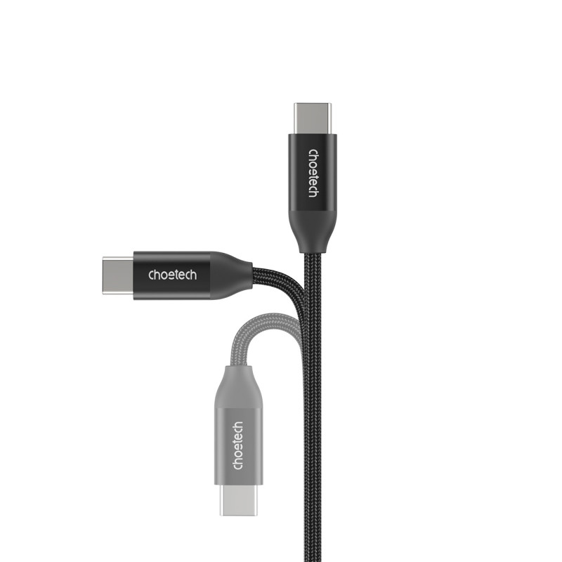 USB-C įkrovimo ir duomenų laidas 2m - juodas