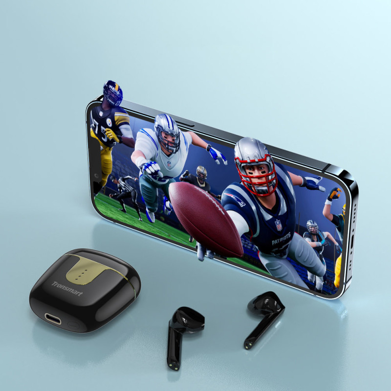 Onyx Ace Pro TWS Bluetooth 5.2 belaidės ausinės – juodos