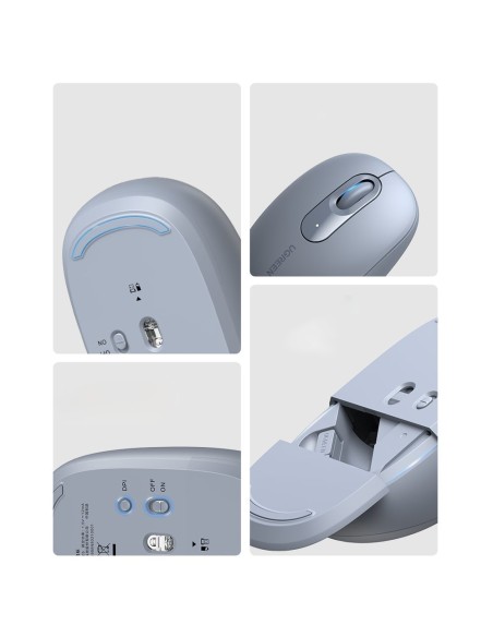 Belaidė USB pelė 2.4GHz Ugreen MU105 – mėlyna
 
Belaidė USB pelė 2.4GHz Ugreen MU105 – mėlyna