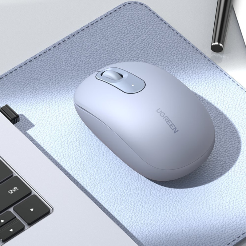 Belaidė USB pelė 2.4GHz Ugreen MU105 – mėlyna