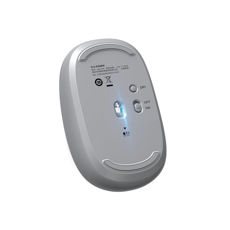 Belaidė USB pelė 2.4GHz Ugreen MU105 – pilka