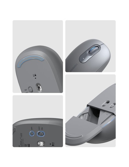 Belaidė USB pelė 2.4GHz Ugreen MU105 – pilka
 
Belaidė USB pelė 2.4GHz Ugreen MU105 – pilka