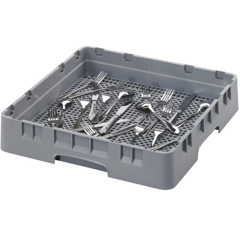 CAMBRO Camrack indaplovės krepšelis stalo įrankiams 50x50cm - pilkas
