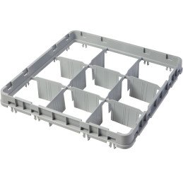 
Full Drop E1 stiklo prailginimas CAMBRO krepšeliui 50x50cm 9 skyriai - pilkas

