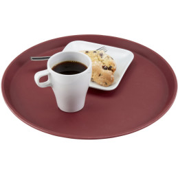 
CAMBRO Camtread neslystantis padavėjo padėklas apvalus 35,5 cm - bordo
