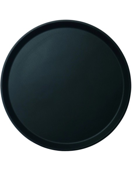 
CAMBRO Camtread neslystantis padavėjo padėklas apvalus 40,5 cm - juodas
