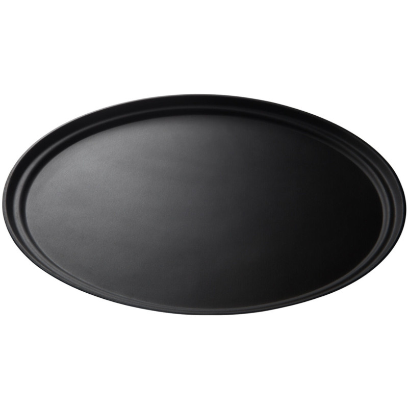 CAMBRO Camtread neslystantis padavėjo padėklas, ovalus - juodas