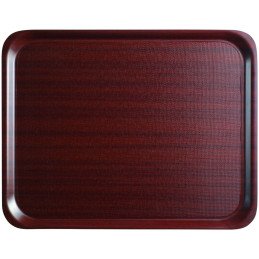 
CAMBRO Mykonos neslystantis padavėjo padėklas, raudonmedžio spalvos - 37x53cm
