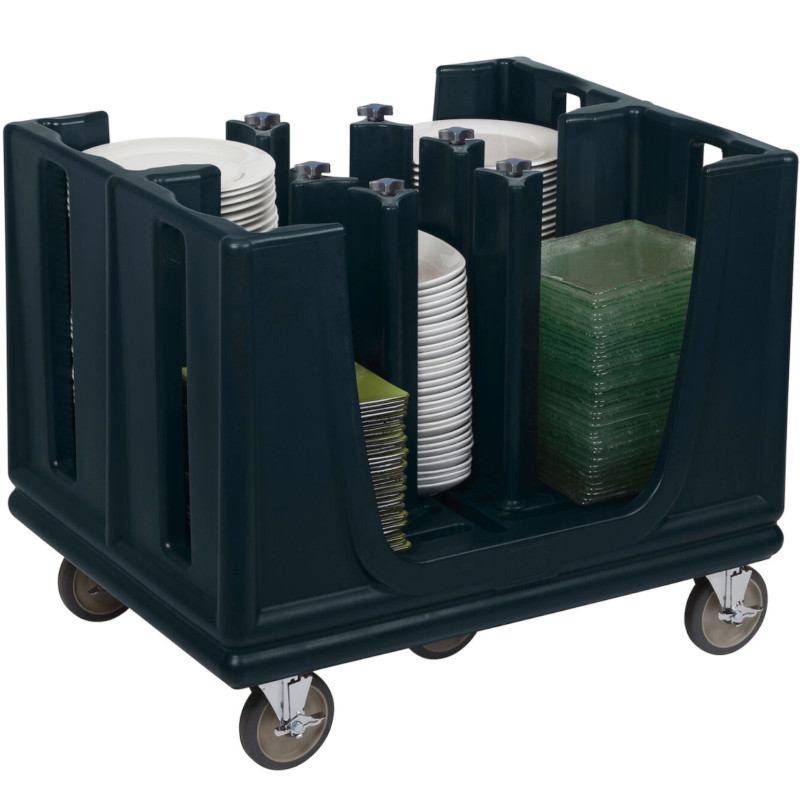 CAMBRO vežimėlis skirtas lėkštėms transportuoti ir laikyti 11-33 cm