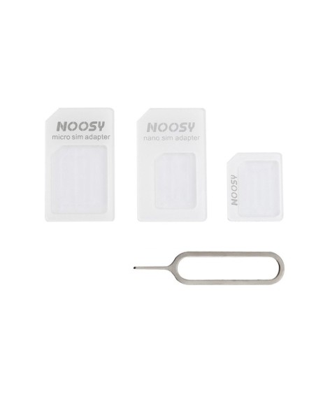 Noosy nano micro SIM kortelių adapterių rinkinys + baltas raktas
 
Noosy nano micro SIM kortelių adapterių rinkinys + baltas raktas