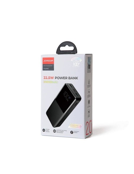 Powerbank 20000mAh 22,5W PD QC3.0 AFC juoda
