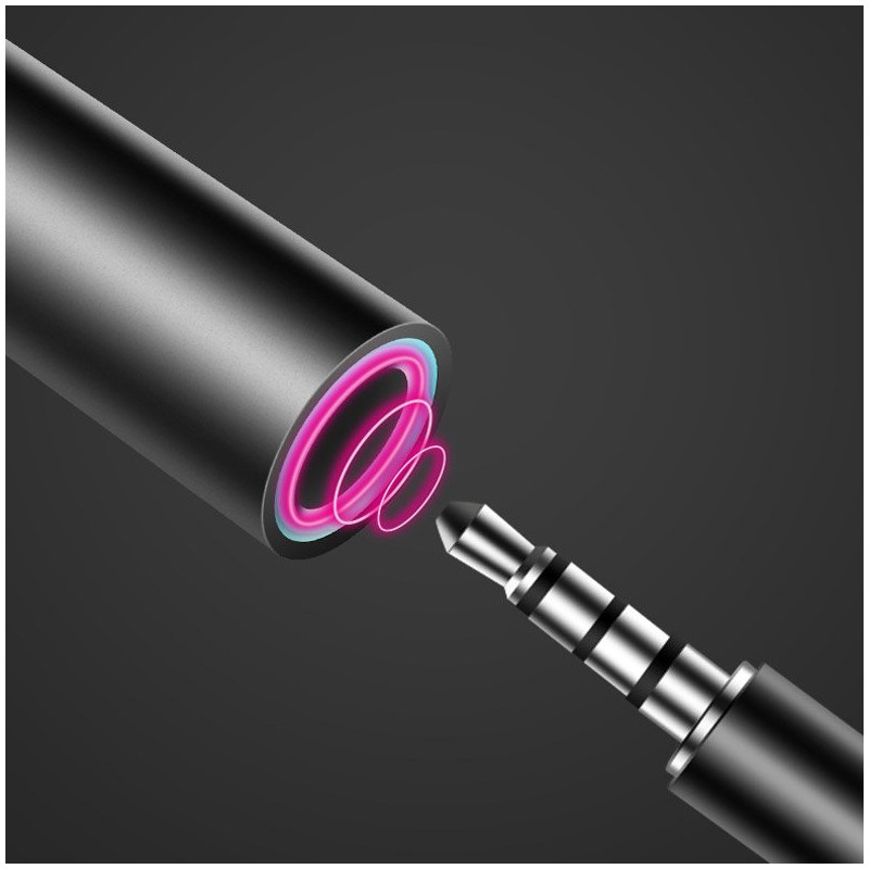 USB-C iki 3.5 mini lizdo garso lizdo adapteris, juodas