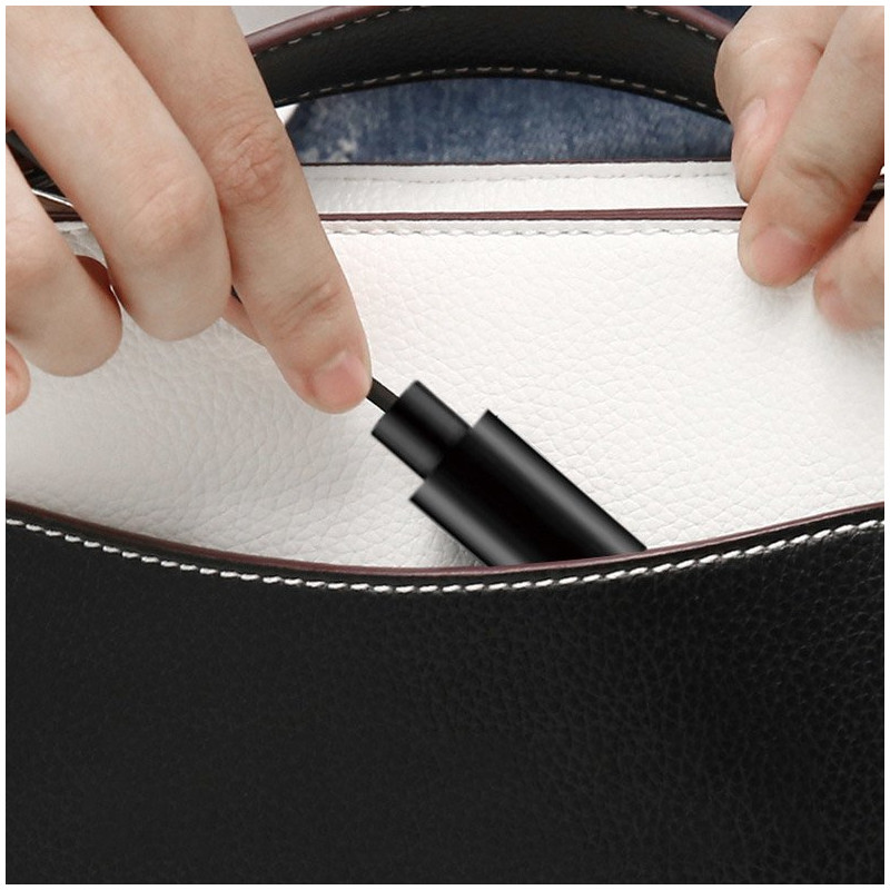 USB-C iki 3.5 mini lizdo garso lizdo adapteris, juodas