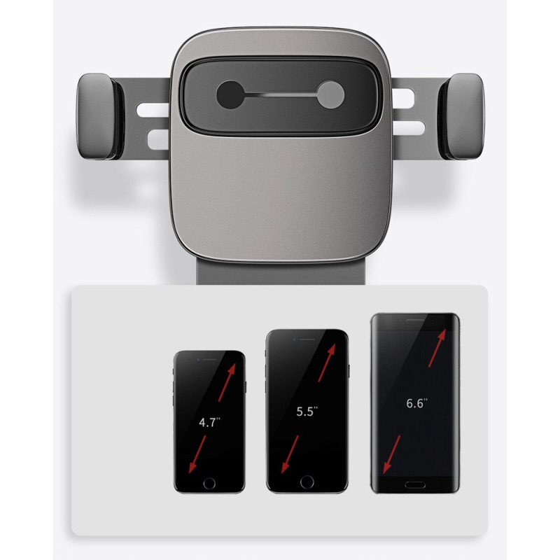 Gravity automobilinis telefono laikiklis Cube orlaidei, juodas
