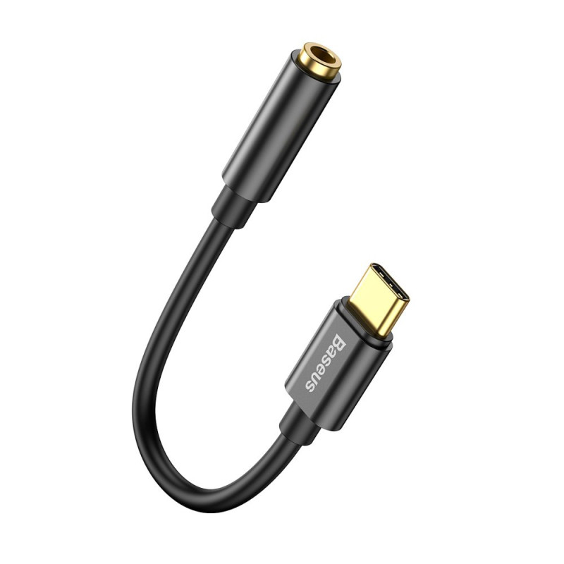 
Ausinių adapteris L54 nuo USB-C iki 3,5 mm DAC garso lizdo juodas
