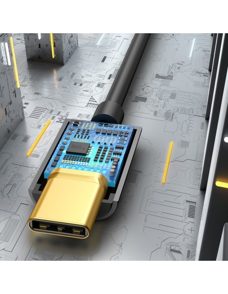 Ausinių adapteris L54 nuo USB-C iki 3,5 mm DAC garso lizdo juodas
 
Ausinių adapteris L54 nuo USB-C iki 3,5 mm DAC garso lizdo juodas