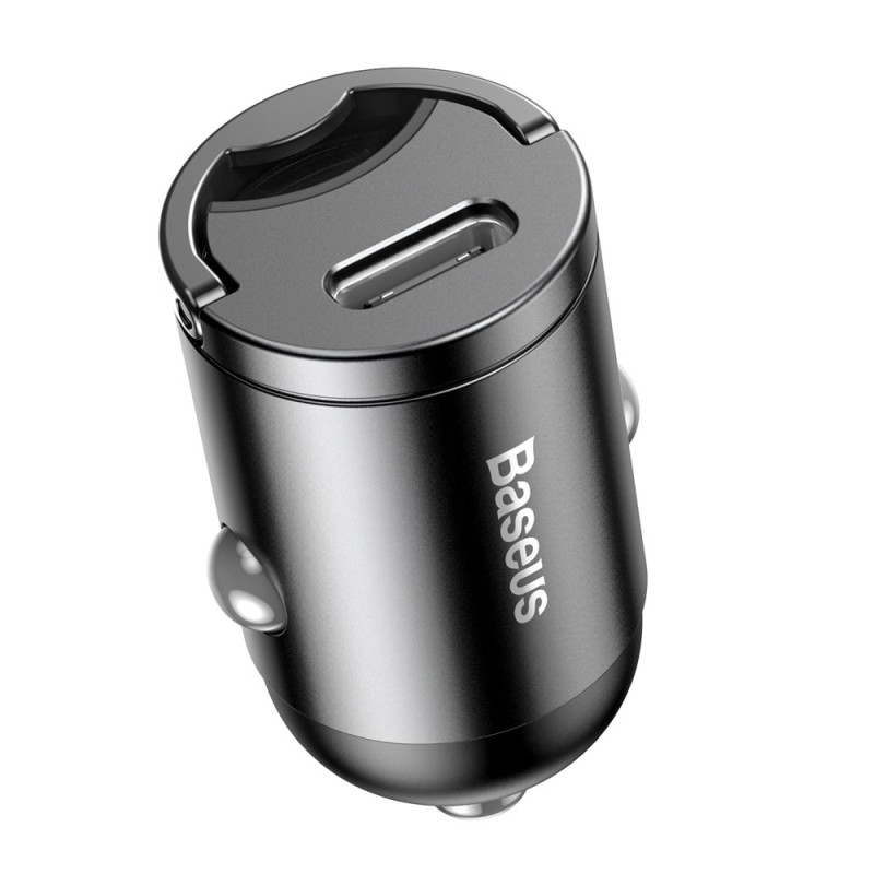 
Tiny Star PPS USB-C 30W Quick Charge PD mini išmanusis automobilinis įkroviklis, pilka
