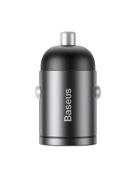 
Tiny Star PPS USB-C 30W Quick Charge PD mini išmanusis automobilinis įkroviklis, pilka
