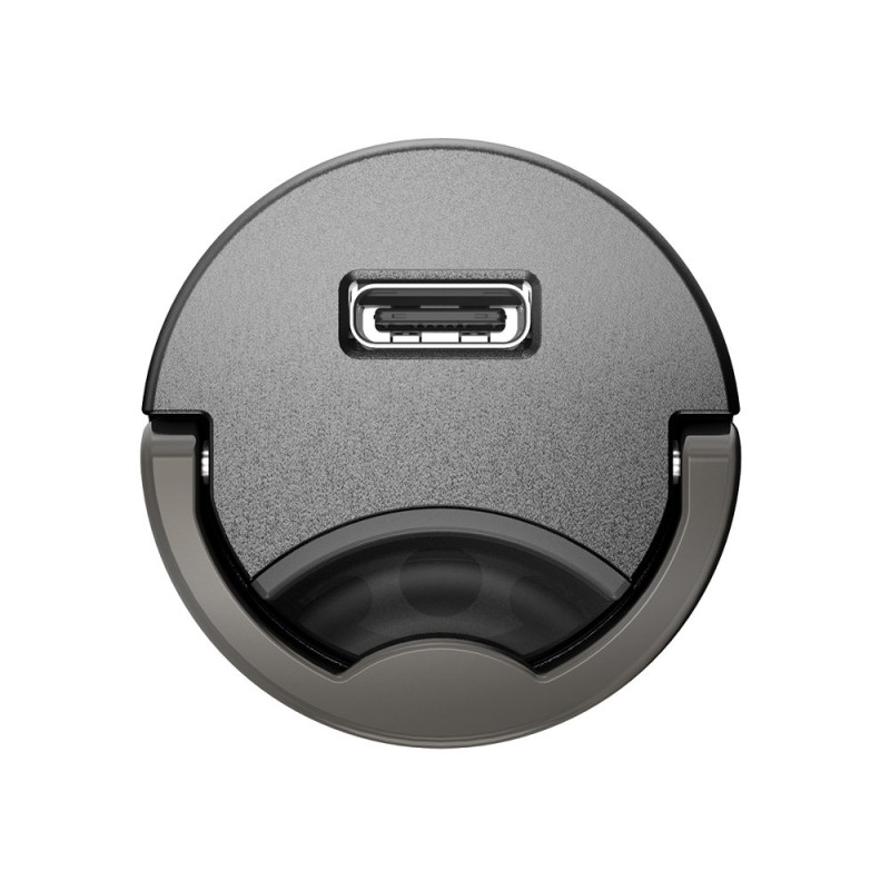 Tiny Star PPS USB-C 30W Quick Charge PD mini išmanusis automobilinis įkroviklis, pilka