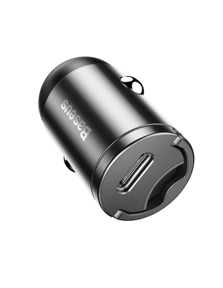 
Tiny Star PPS USB-C 30W Quick Charge PD mini išmanusis automobilinis įkroviklis, pilka
