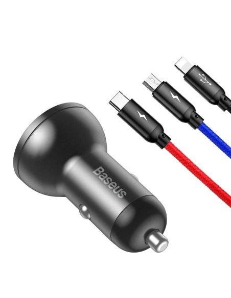 Automobilinis įkroviklis 2x USB 4.8A 24W su LCD ekranu + 3-in-1 laidas 1,2m juodas
 
Automobilinis įkroviklis 2x USB 4.8A 24W su LCD ekranu + 3-in-1 laidas 1,2m juodas