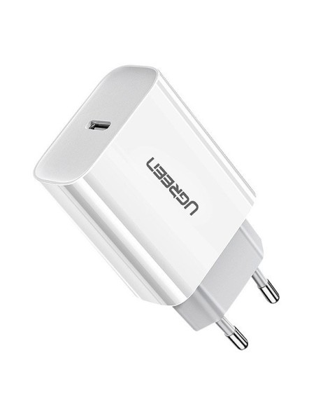 
USB Power Delivery 3.0 Quick Charge 4.0+ 20W 3A baltas įkroviklis
