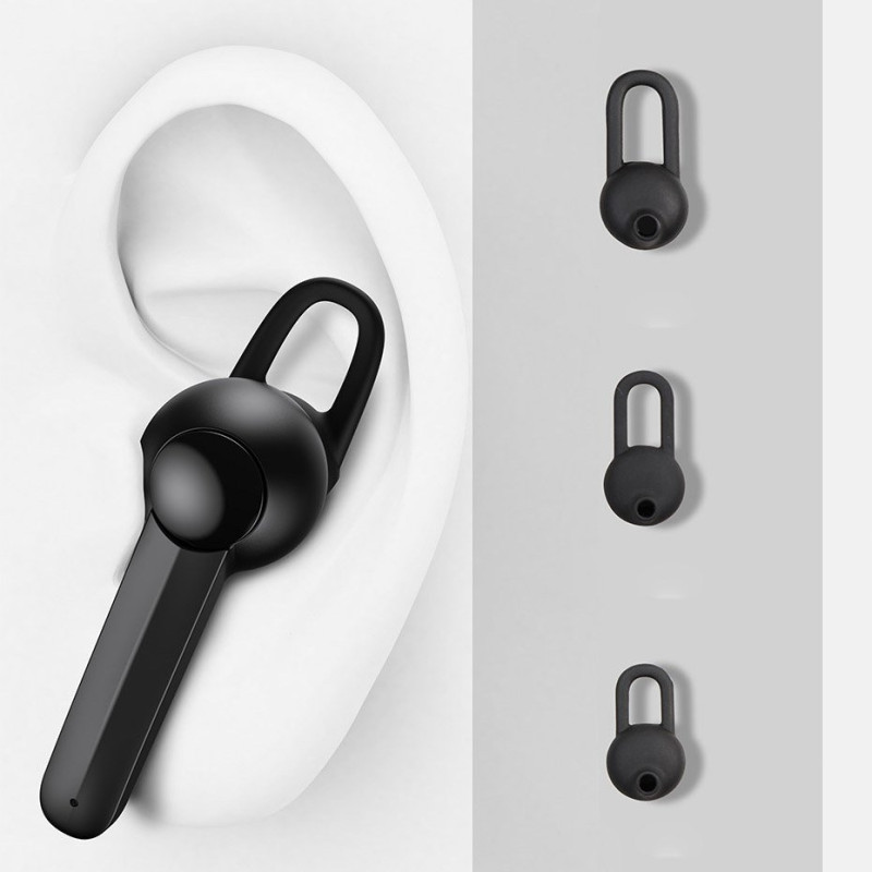 A05 Bluetooth 5.0 mini ausinės + USB prijungimo stotelė juoda