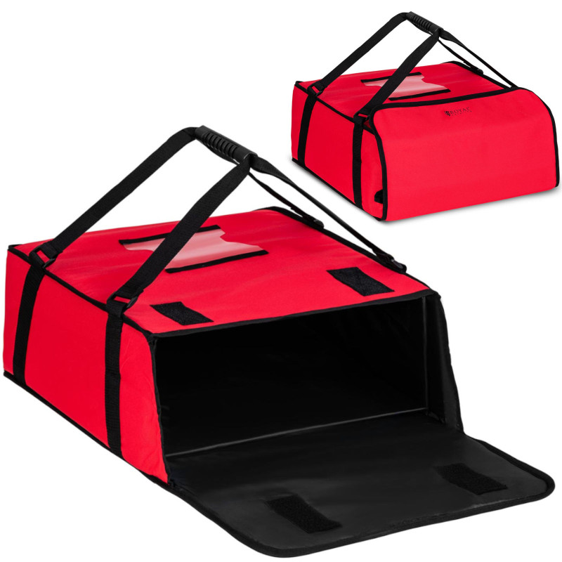 Neperšlampamas 45x45 cm termo maišelis picai transportuoti 4 dėžėms Neperšlampamas 45x45 cm termo maišelis picai transportuoti 4 dėžėms