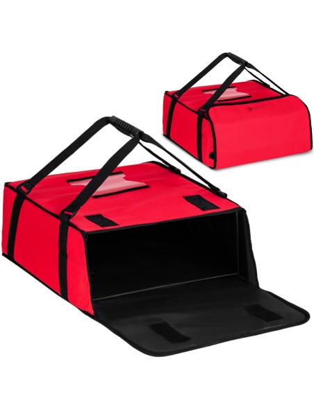 Neperšlampamas 45x45 cm termo maišelis picai transportuoti 4 dėžėms Neperšlampamas 45x45 cm termo maišelis picai transportuoti 4 dėžėms
