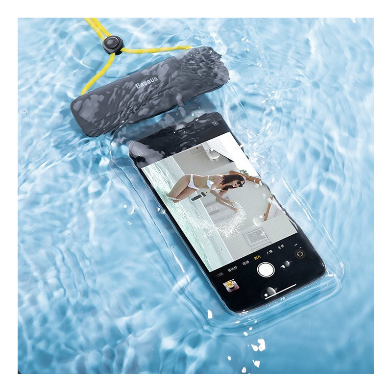 Universalus vandeniui atsparus dangtelis telefonui iki 7,2& 39 & 39 baseinui, vanduo, baltas