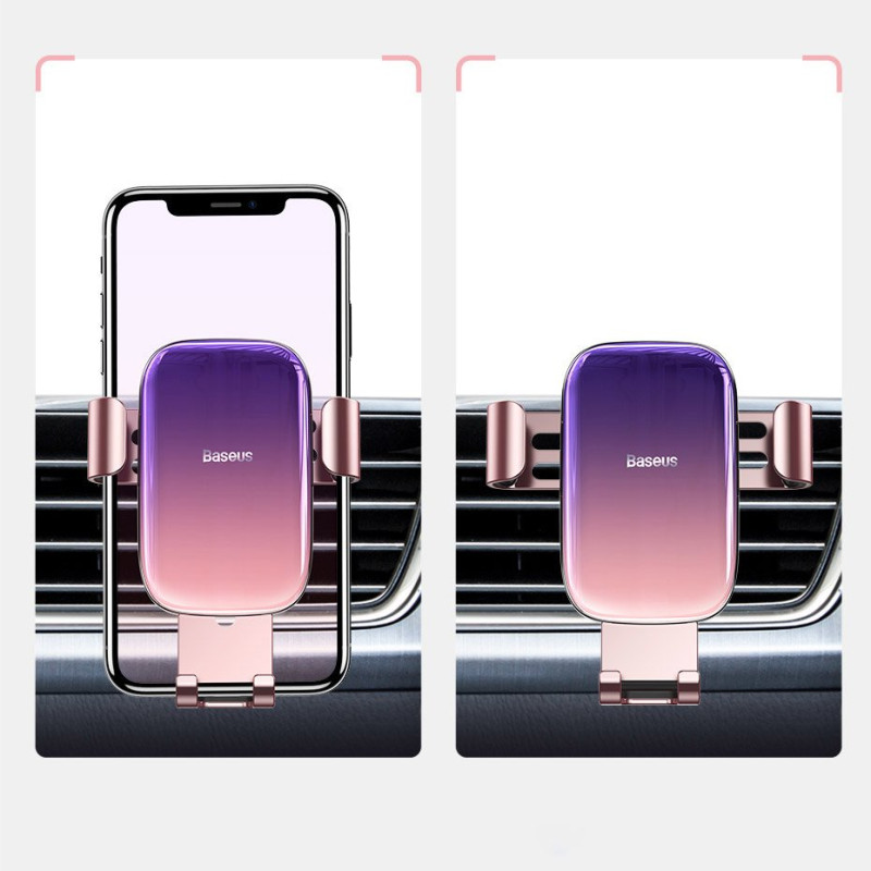 Gravitacinis automobilio laikiklis Glaze juodai orlaidei