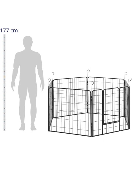Maniežas ir bėgimas šunims ir šuniukams su 6 segmentų vartais
 
Maniežas ir bėgimas šunims ir šuniukams su 6 segmentų vartais