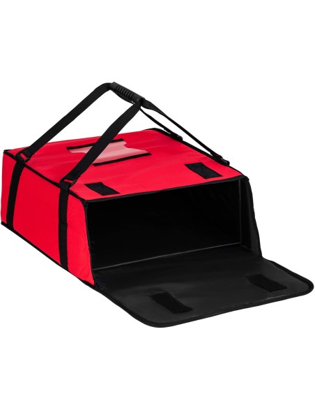Neperšlampamas 45x45 cm termo maišelis picai transportuoti 4 dėžėms Neperšlampamas 45x45 cm termo maišelis picai transportuoti 4 dėžėms