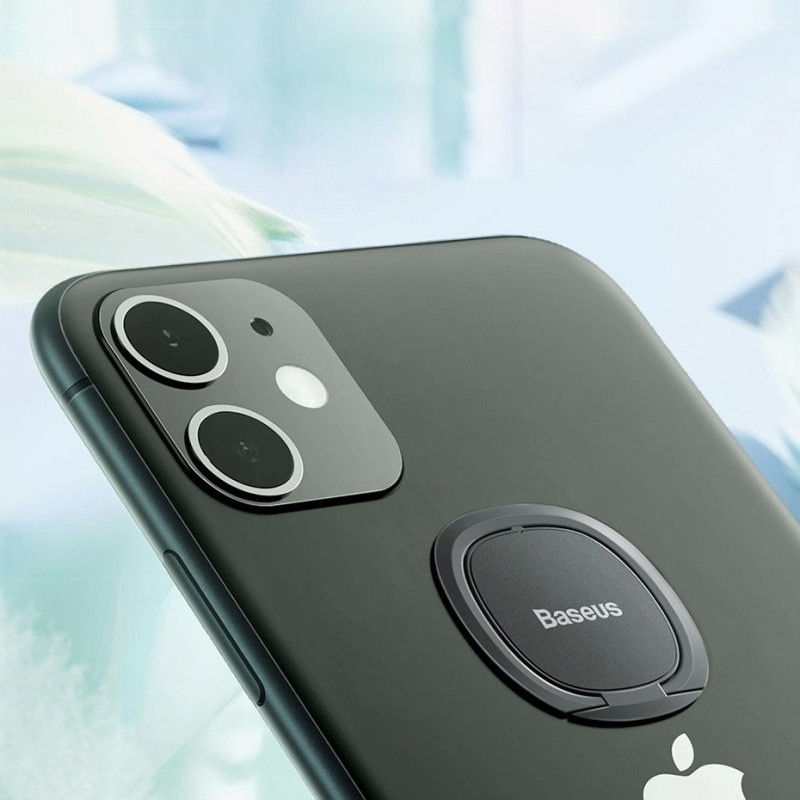 Itin plonas lipnus žiedo laikiklis telefono stovas, sidabrinis