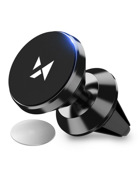 
Magnetinis telefono laikiklis automobilio grotelėms, juodas
