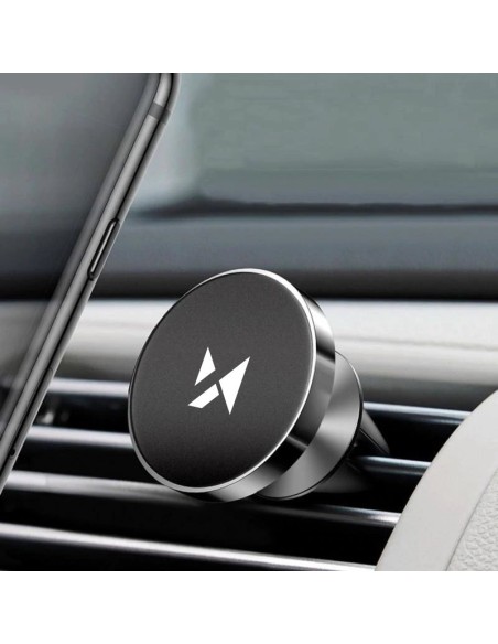 
Magnetinis telefono laikiklis automobilio grotelėms, juodas
