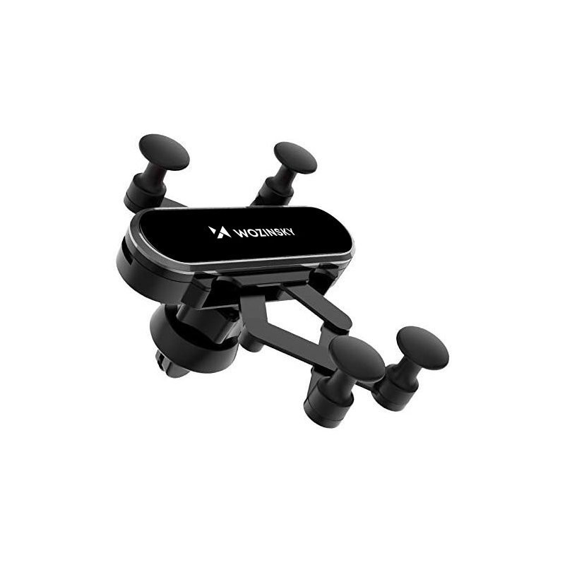 Gravitacinis automobilinis telefono laikiklis orlaidei, juodas