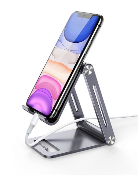 Tvirtas, metalinis, aliuminio, pilkos spalvos sulankstomas telefono planšetės stovas
 
Tvirtas, metalinis, aliuminio, pilkos spalvos sulankstomas telefono planšetės stovas